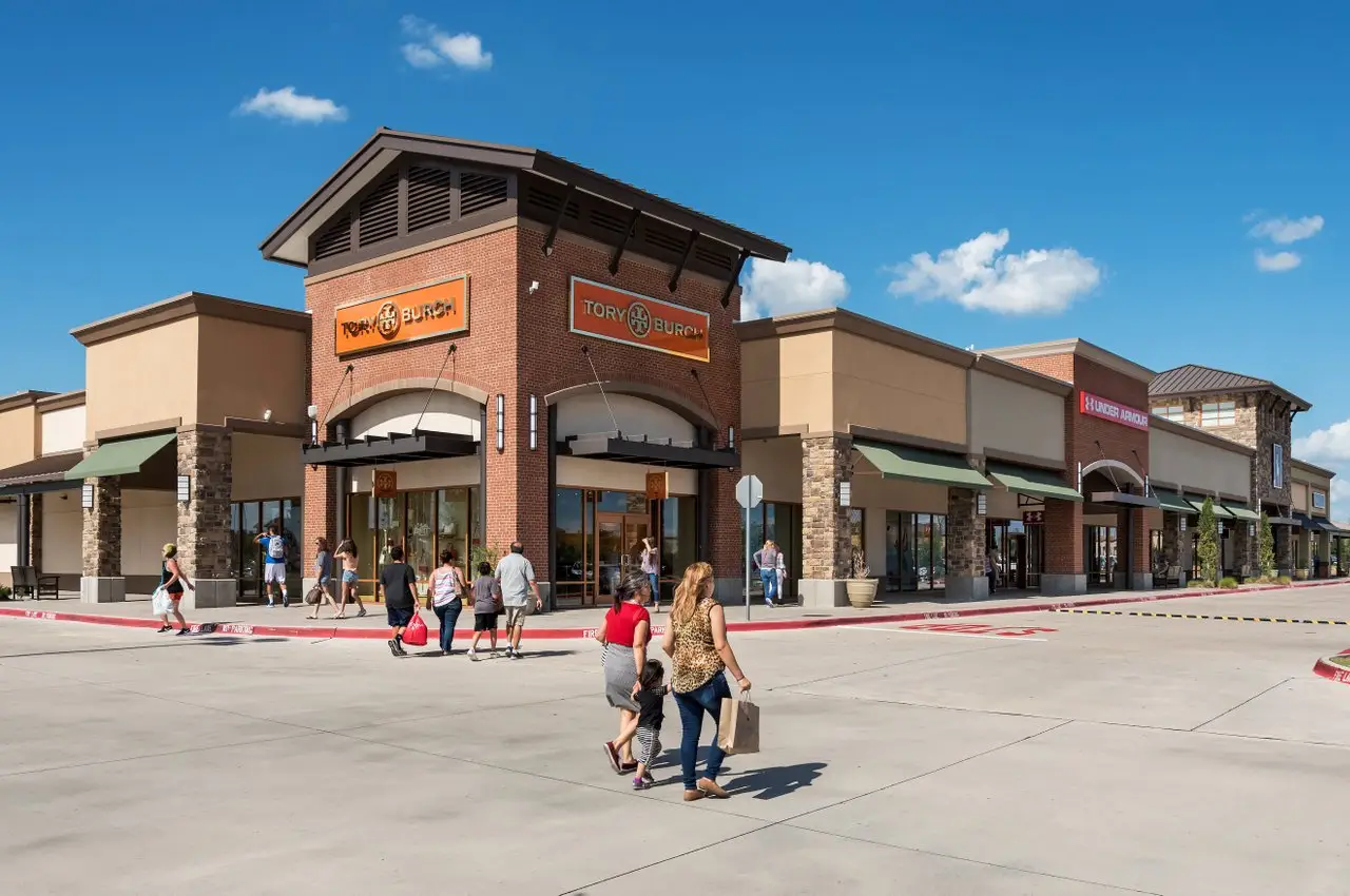 Shopping at the Allen Premium Outlets